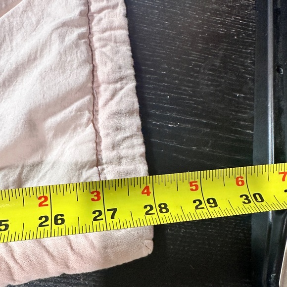 Tahari Set Of Two Cotton Diamond Quilted Tie Back Shams Pink 23x28 Queen - Picture 9 of 10